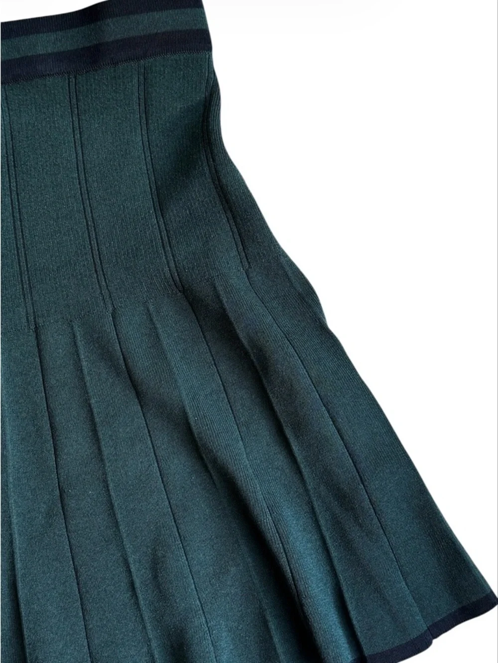 House of Harlow 1960 Dark Green Pleated Mini Collegiate Golf Tennis Skirt Small - Picture 4 of 9